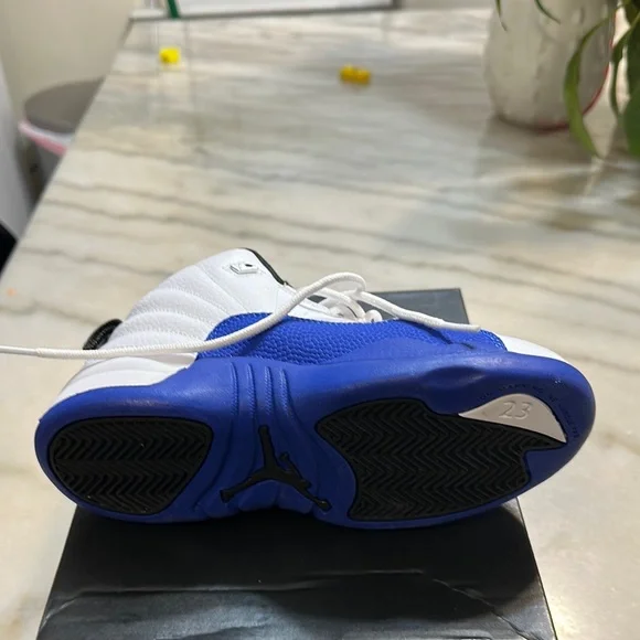 Kids Sneakers in White and Blue Sneakers